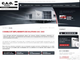 Site Internet CAO Bretagne - Logiciel CAO / DAO dans le Finistère
