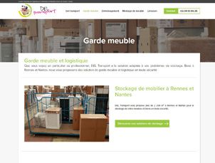 Garde meuble et logistique à Rennes et Nantes dans le Grand Ouest - DEL Transport