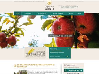 Producteur cidre bio, jus de pomme bio, pommeau, eau de vie... en Pays de Fouesnant - Cidre Séhédic