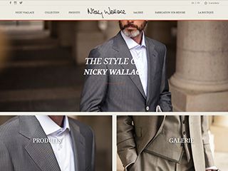 Nicky Wallace, créateur de mode / styliste / tailleur / couturier à Saint-Malo