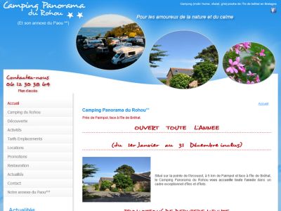 Camping du rognon et du paon- ile de bréhat