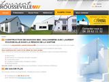 Création site Internet - Rousseville, constructeur maison au Mans 