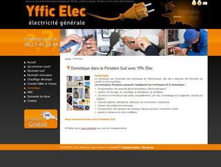 Solutions de domotique Yffic Elec, présent à Quimper, Plonéour Lanvern, Pont Labbé (Finistère)