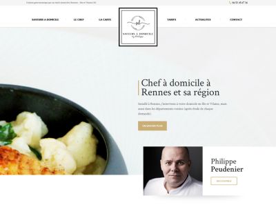 Saveurs à domicile, chef à domicile