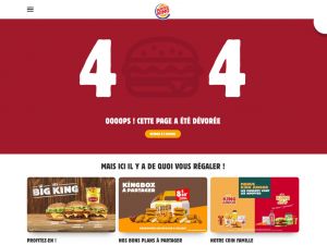 Page 404 Burger King