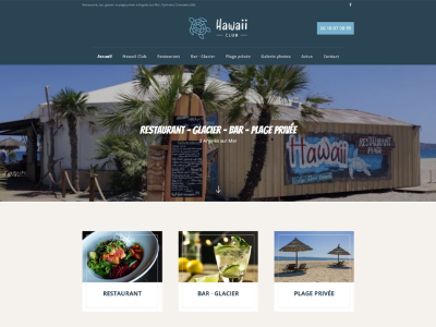 Hawaii restaurant bar et glacier