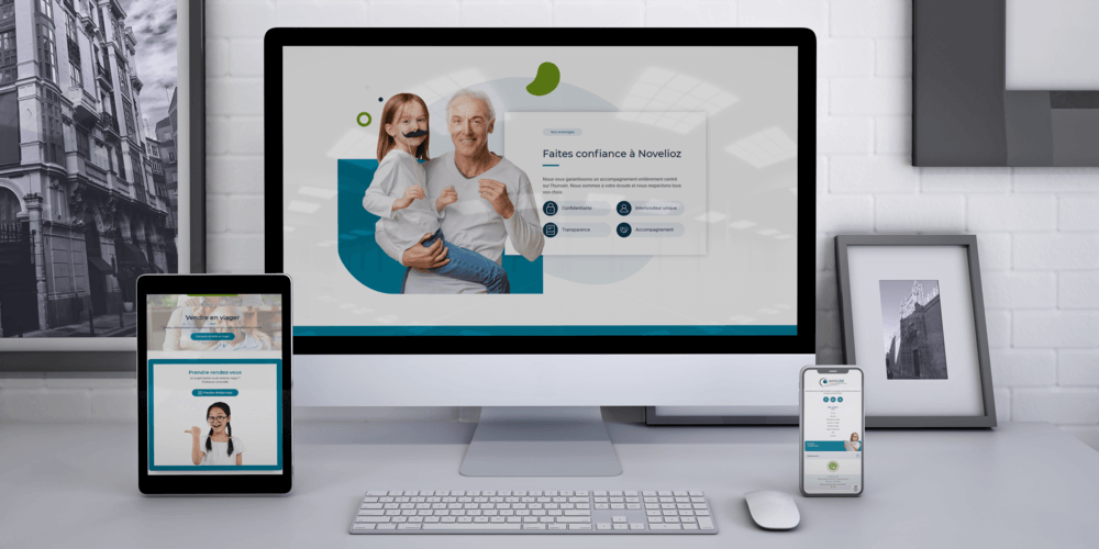 Présentation des supports sur lequels le site web créé par WebGazelle est consultable Présentation des supports sur lequels le site web créé par WebGazelle est consultable