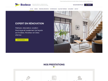 [#NouveauSite] 💻 La société Bodéco spécialisée dans la rénovation 👷 nous a confié la réalisation de leur site web pour refléter leur image professionnelle,...