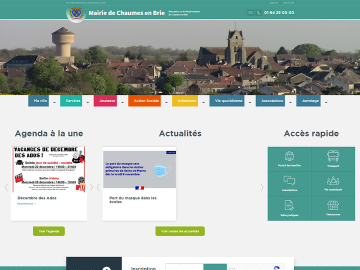 [#NouveauSite] 💻 Découvrez le nouveau site web officiel de la Mairie de Chaumes en Brie  🏛
https://www.chaumesenbrie.fr/