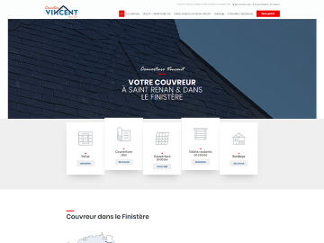 [#NouveauSite] 💻 Nous vous invitons à découvrir le nouveau visage du site de Couverture Vincent dans le Finistère ! 🤩 Une belle refonte pour ce professionnel...