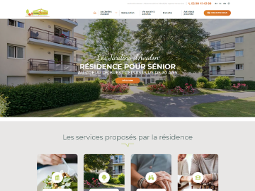 [#NouveauSite] 💻 Nous vous présentons le nouveau site web de la Résidence Les Jardins D'Avalon à Brest avec plus de 30 ans d’expérience. 🤗...