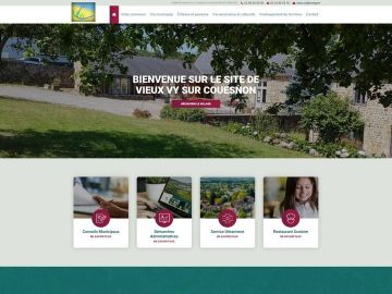 [#NouveauSite] 🖥️ L'équipe vous présente aujourd'hui le nouveau site web de la Mairie de Vieux-Vy sur Couesnon (35) ! 🏚️ Un nouvel outil ergonomique et...