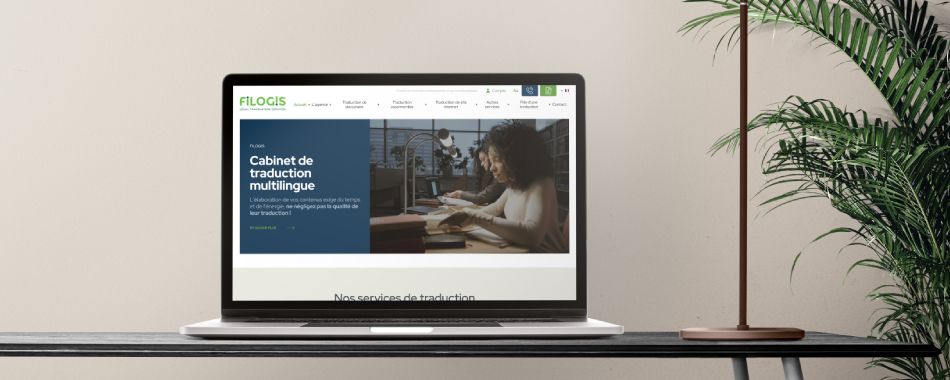 Extrait du site du cabinet de traduction Filogis, à Quimper, Barcelone et Saint-Martin Extrait du site du cabinet de traduction Filogis, à Quimper, Barcelone et Saint-Martin
