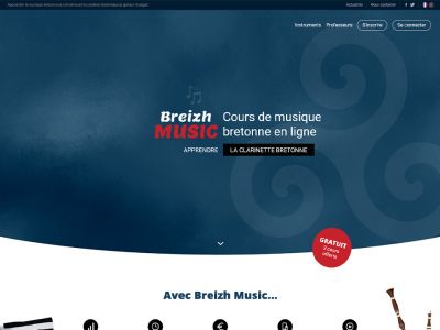 Breizh Music, cours de musique bretonne en ligne