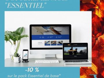 [#Promodumois] 🍂 Octobre chez WebGazelle, c'est le mois Essentiel ! 💻 Profitez d'une remise de 10% sur nos packs Essentiel, hors modules complémentaires...