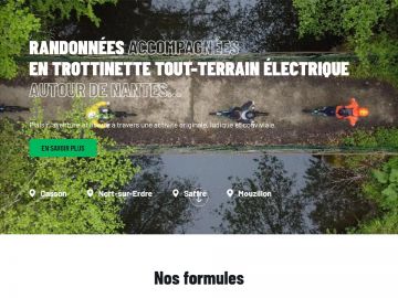 [#NouveauSite] 💻 Nouveau site internet pour Trottin Nantes ! 🚵

L'outil parfait pour mettre en valeur ses randonnées accompagnées en trottinettes...