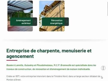 [#NouveauSite] 💻 MCP Bramoullé est une entreprise qui vous accompagnera dans vos travaux d'aménagement intérieurs et extérieurs surtout autour du bois 🪵....