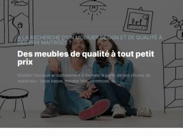 [#NouveauSite] 💻 19 mm propose de la vente de meuble de qualité à petits prix autour de Rennes. Les meubles artisanaux et personnalisables proposés par 19 mm...