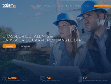 talen, candidats, btp, accompagnement, recrutement, carrière
