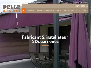 stores, pergolas, fermeture