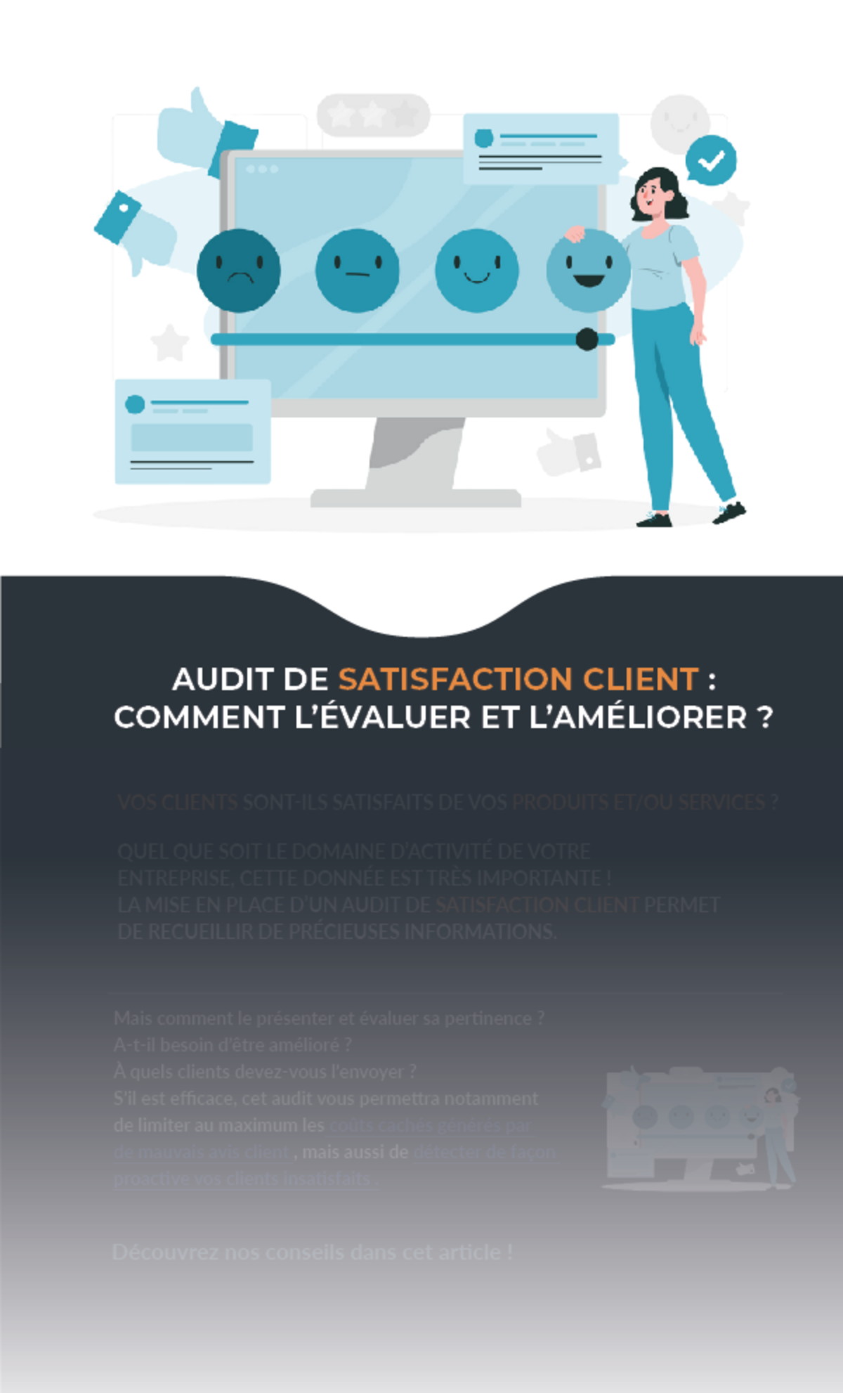 Évaluer et améliorer un audit de satisfaction client