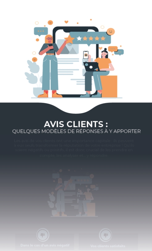 Avis clients : quelques modèles de réponses Avis clients : quelques modèles de réponses