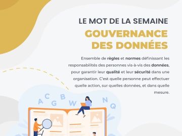 [#MotDeLaSemaine] Cette semaine, on se penche sur le terme : GOUVERNANCE DES DONNEES ! 🌐

#Dico #web #gouvernance #professionnel #agenceweb