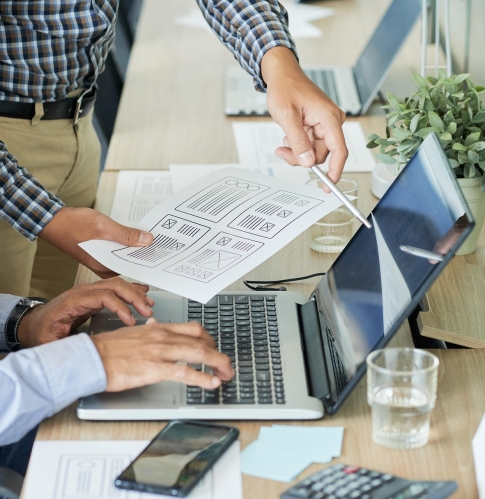 Création de site internet pour agence de pub