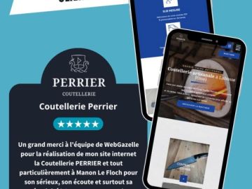 💬 “Un grand merci à l'équipe de WebGazelle pour la réalisation de mon site internet… Je vous recommande fortement cette équipe !”

Merci à la...