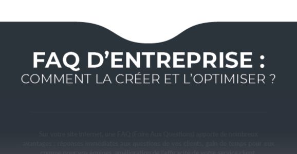 FAQ d'entreprise : les questions à mettre