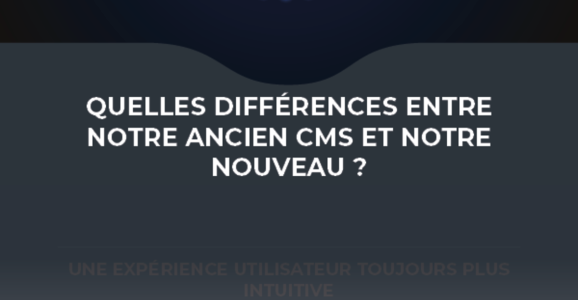 Le nouveau CMS WebGazelle