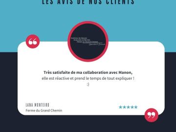 💬 “Très satisfaite de ma collaboration avec Manon, elle est réactive et prend le temps de tout expliquer !”

Un énorme merci pour ce retour ! 🙏
Et bravo à...