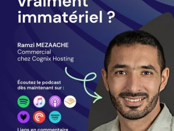 🎧 Le web est-il vraiment immatériel ?

Dans l’épisode 2 d’Ec(h)o Web, on lève le voile sur les coulisses du digital avec Ramzi Mezaache (Cognix Hosting)....