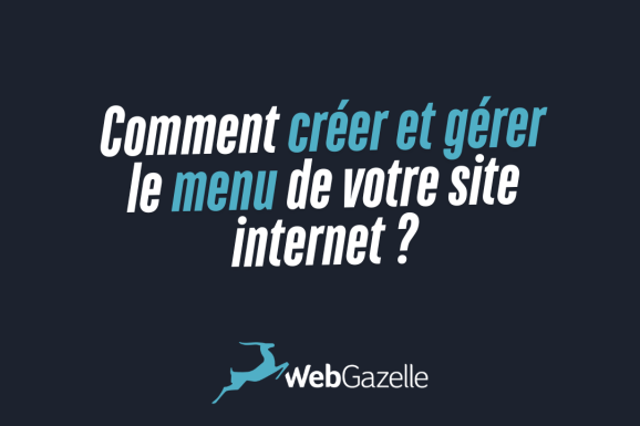 Cr&eacute;ation menu