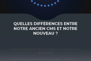 Nouveau CMS et ancien, quelles diff&eacute;rences?