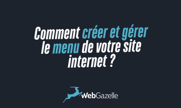 Cr&eacute;ation menu