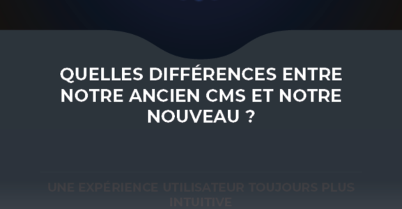 Le nouveau CMS WebGazelle
