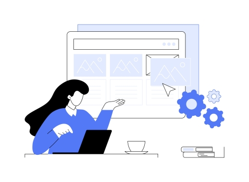 Illustratio option blog et tags