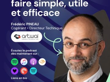 Low-tech = moins performant ? Pas si vite 👀

Ep. 9 de notre podcast avec Frédéric Pineau, Directeur Technique chez Artwaï — et il démonte quelques idées...