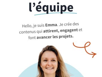 Lumière sur l’équipe 🔎

Un site sans visibilité, c’est une vitrine dans le noir.

Aujourd’hui : Emma 💡
Elle crée des contenus qui attirent, engagent et...